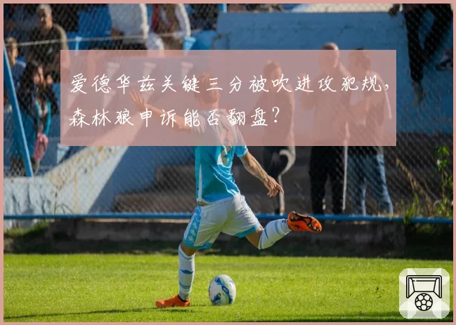 爱德华兹关键三分被吹进攻犯规，森林狼申诉能否翻盘？